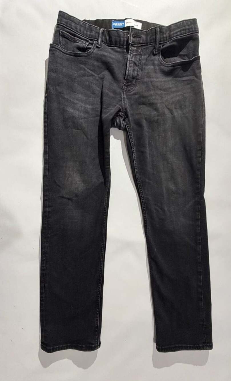 Old Navy Mens 34x30 Slim Black Jeans 360 Stretch